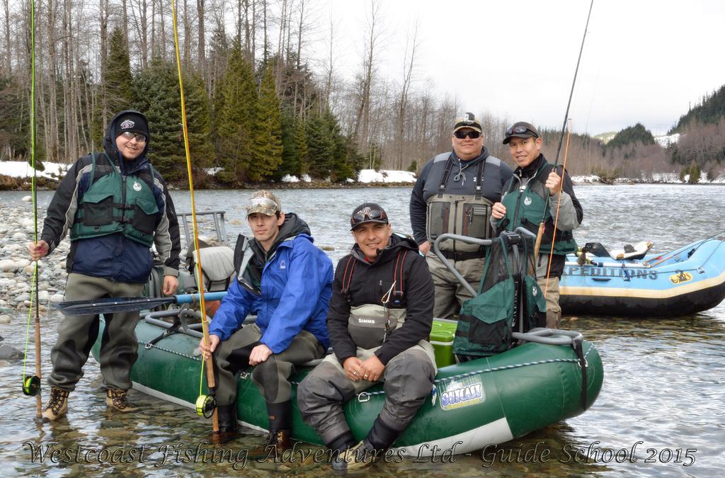 Pictured above are the trainees from the recent Westcoast Fishing Adventure Fishing Guide Program sponsored by the