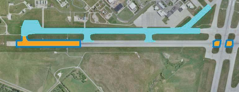 CIP DATA SHEET AIRPORT Des Moines International Airport LOCID DSM LOCAL PRIORITY PROJECT DESCRIPTION SKETCH: Reconstruct 1,850 ft Runway 13 end and reconstruct safety area pavement at intersection of