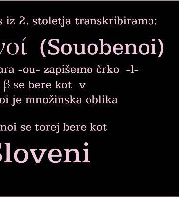 Berlot izluščil besedi CLUVENI in ITALA ter celoten napis tudi prevedel v slovenščini najbolj