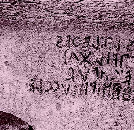 Preface The Etruscan inscription TLE 890 from 2 nd century BC, on the arch-wall in tomb at Villa Tarantola, Tarquinia, is quite good preserved and is presented on next figure