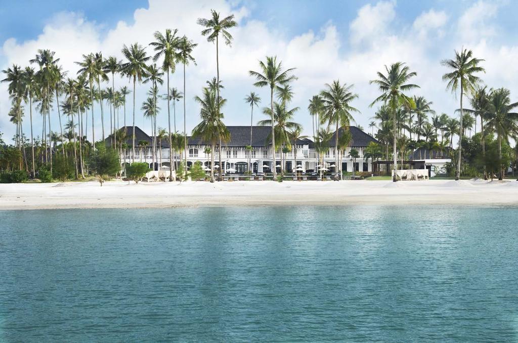 THE SANCHAYA Estate Facts OVERVIEW The Sanchaya is located on the Indonesian island of Bintan, less than an hour from Singapore.