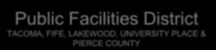 Public Facilities District TACOMA, FIFE, LAKEWOOD, UNIVERSITY