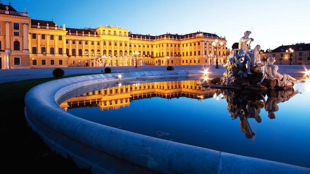 Shonbrunn Palace @WienTourismus/Peter Rigaud Eastern European Panorama 13 Days / 12 Nights Coach Tour DAY 1, ViENNA (Welcome Dinner) You will be transferred to your hotel.