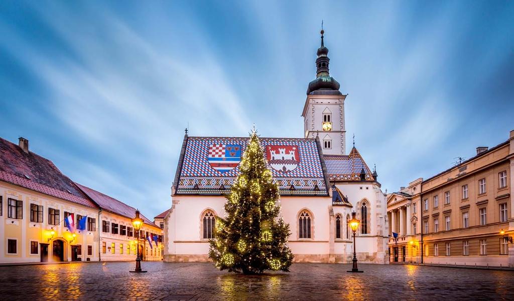 Croatia Express 9 Days / 8 Nights Coach Tour Zagreb - St. Marks Square Photo by: Julien Duval Zagreb Tourist Board DAY 1, ZAGREB (Welcome Dinner) Welcome to Zagreb!