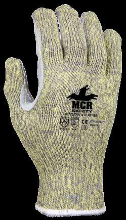 CT1011 Kevlar 4 4 CUT LEVEL Leather Heat/Abrasive Grip Made Of A High Performance Kevlar Cut Resistant Material.