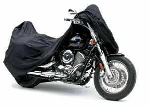 ALL-WEATHER INDOOR COVERS Super Compact, Easy-to-Use Travel Cover Finally, motorcycle owners can buy a cover with a fabric that provides maximum protection, but isn t bulky and hard to store.