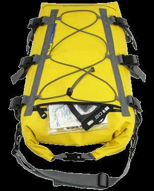 And if you do drop it in the water, this highly visible Yellow kayak bag will neatly float to the top so you can get it back easily.