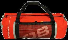 Other features of this OverBoard waterproof duffel bag include a convenient outer mesh pocket with Velcro