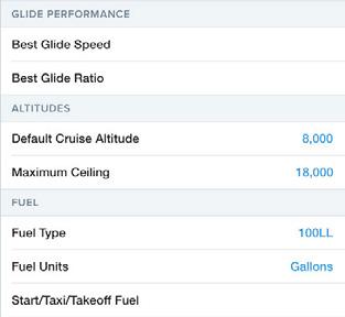 NOTE: For creating and editing aircraft in ForeFlight Logbook, please refer to the Logbook in ForeFlight Mobile guide in Documents > Catalog > ForeFlight, or at www.foreflight.com/support.