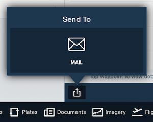 Sharing User Waypoints You can export your user waypoints as a KML file and send them via email.