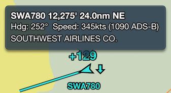 from ForeFlight Mobile as the sole means of traffic avoidance; always use See & Avoid or direct instructions from ATC.