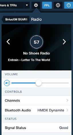 SXAR1 Audio Controls Tap to search for channel by name or number Previous channel Next