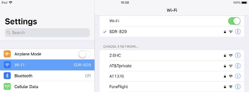Satcom Direct Router (SDR) All customers can connect to SDR to receive in-flight internet data in ForeFlight, but customers with a Performance Plus or Business Performance plan can also