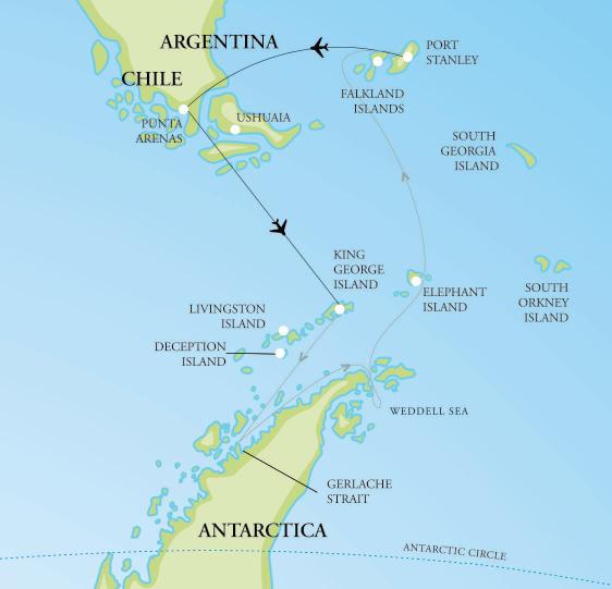 ANTARCTICA: 2018/2019 TRIP NOTES 'Ultimate Antarctica' Weddell Sea and Falkland Islands 22 JAN 02 FEB 2019 11 NIGHTS / 12 DAYS STARTS PUNTA ARENAS A UNIQUE EXPEDITION VISITING THE WEDDELL SEA AND