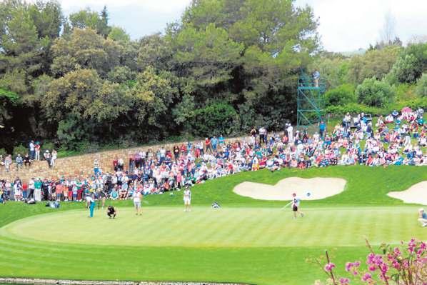 6 ANDALUCÍA COSTA DEL GOLF August 2017 Cadiz promotes its golf facilities and countryside as tourist attractions The celebration of a European Circuit tournament at Valderrama shows the importance of