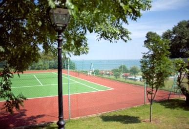 tennis court, full sized
