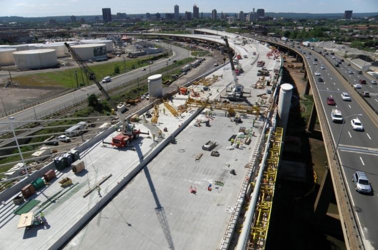 I-95 NEW HAVEN HARBOR CROSSING Completed I-95 NB portion