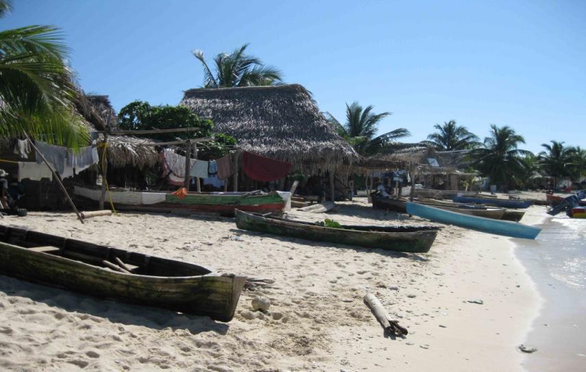 The Garifuna village of