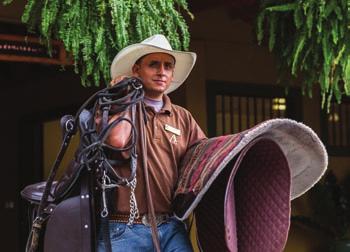 The stables boast a Saddle Room with a collection of handcrafted saddles made by local artisans.