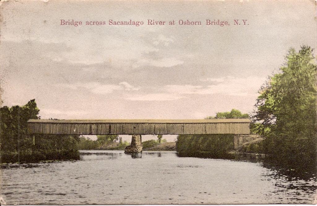 OSBORN S BRIDGE 1840 The hamlet of Osborn s Bridge was a small settlement that attracted a number of families because of it s fertile land. It was located between Fish House and Northville.