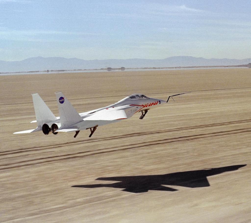 The 1970s A 3/8-scale F-15 was used to investigate the spin