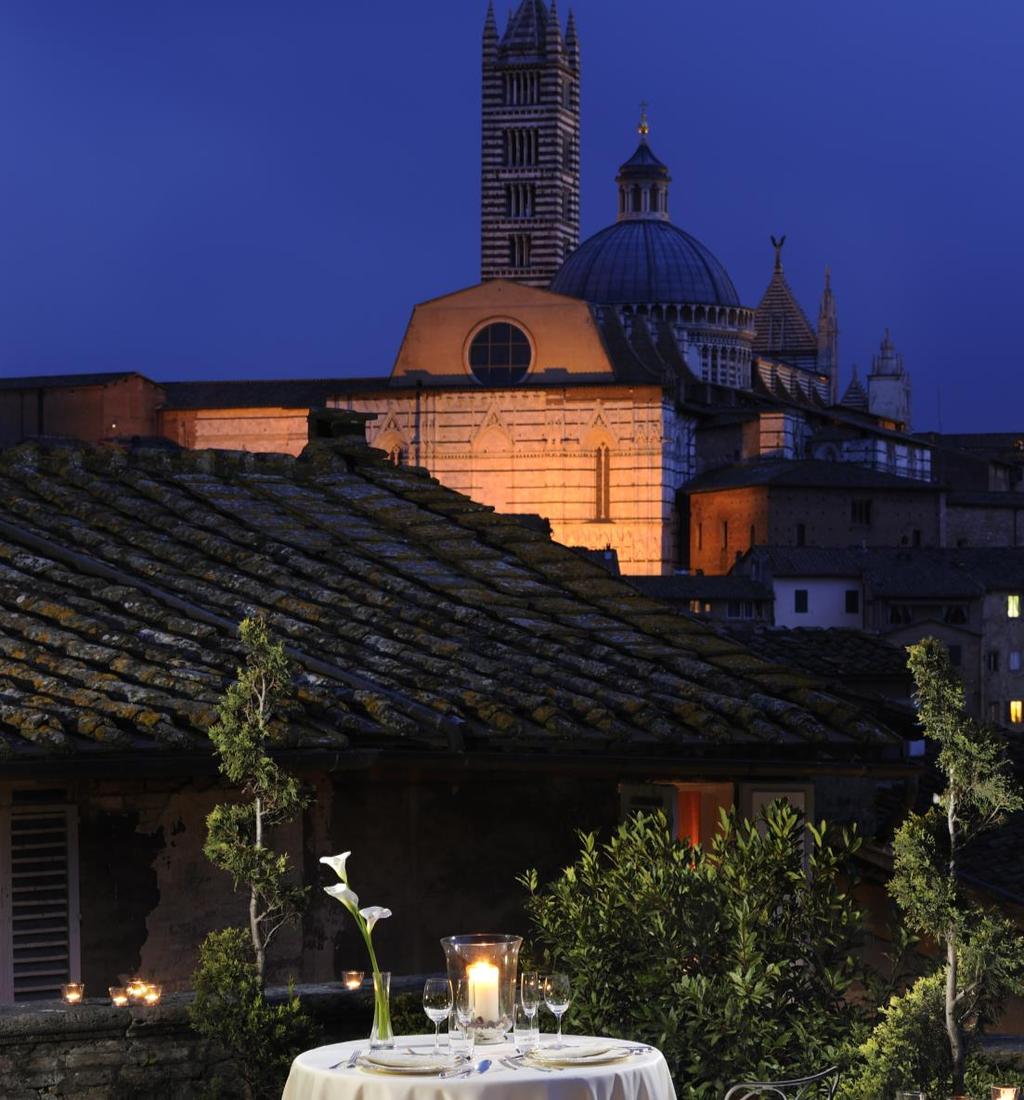 Key features The only 5-star luxury hotel set in the historic centre of Siena.