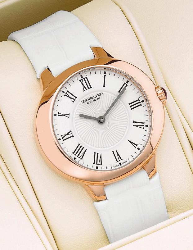 19 The designers and craftsmen at SARCAR have exceeded their aim to marry time-keeping excellence with exquisite beauty in this elegant ladies watch.