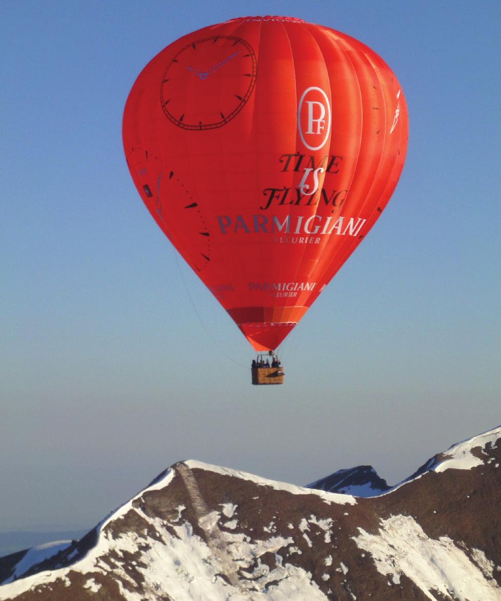 LIVE AUCTION LOT NO. 2 23 Flying high and ballooning around with Parmigiani Fleurier Donated by Parmigiani Fleurier, www.parmigiani.