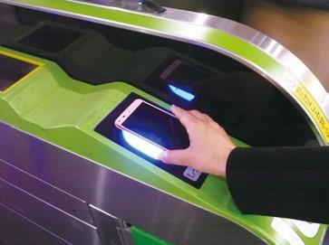 display functions of mobile phone handsets, Mobile Suica was launched in January 28, 2006.