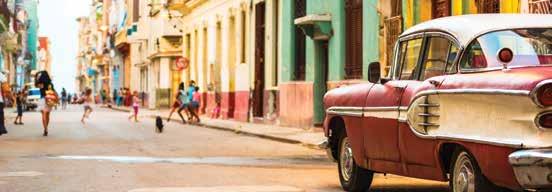 W N S E PROGRAM HIGHLIGHTS Spend two days in Havana and dive into the art, culture, and history of this soulful city; be enchanted by Cienfuegos and its inspired neoclassical architecture; uncover