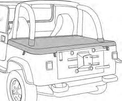 Step One: for 87-95 YJ Wrangler only REMOVE SOFT TOP MATERIAL FROM TOP HARDWARE Put on safety glasses. Remove your soft top from the hardware. Gently fold your soft top and store in a safe dry place.