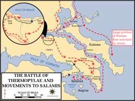 Darius s successor Xerxes tried to avenge the Persian losses by launching another attack against the Greeks in 480 B.C.E.