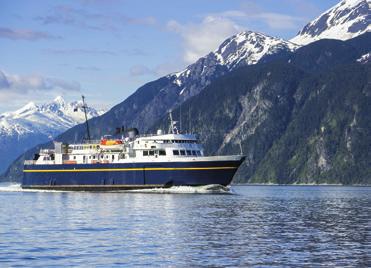 Alaska State Ferry Travel Tip The Alaska State Ferry only operates on certain days of the week, depending on the route, so integrating ferry travel with floatplane services to achieve your desired