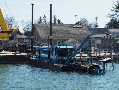 000 of its own funds to have the channel dredged. Three years ago, the State of Michigan provided the necessary funding in the amount of $192.000 and two years ago, the USACE spent $177.