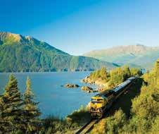 15 Rail: Cover Distances In Comfort The Alaska Railroad The Alaska Railroad gracefully winds through indescribably beautiful landscapes and, since you re not driving, you can really enjoy the views.