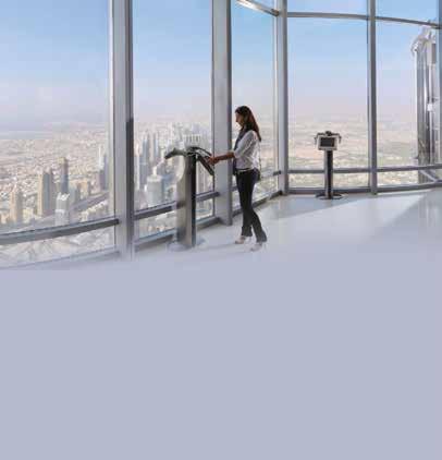 From your vantage point on level 124 of the world s tallest building, you will experience first-hand this modern architectural and engineering marvel and know at last what it is like to see the world