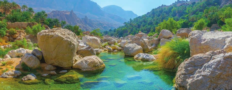 OMAN Wadi Tiwi HIGHLIGHTS OF OMAN 7 DAYS With one of the oldest civilisations on the Persian Peninsula and the alleged home of Sinbad the sailor, Oman is also blessed with beautiful beaches,
