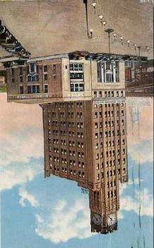 Exhibit 30 a (left): Queens Plaza (ca 1940) Clock Tower