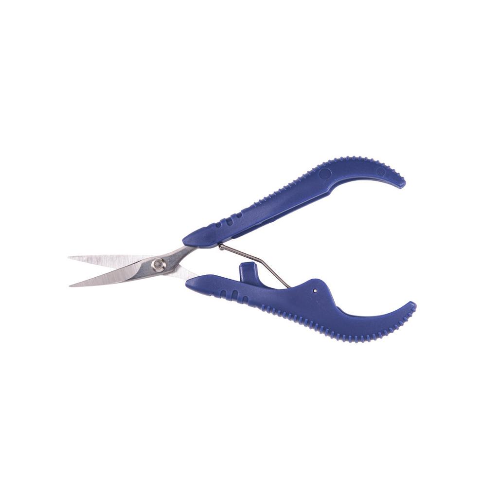 5" Auto Return Snip Sharp points and curved blades make this the ideal tool for cutting flush to material and getting into tight spots. Spring return action.