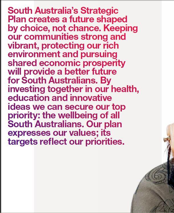 Responding to the Future Premier s Seven Strategic Priorities South