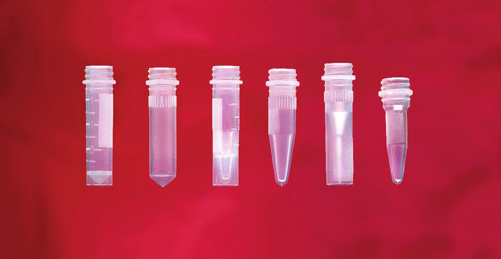 Pipet Screw-Cap Tips Microcentrifuge Tubes Our new screw-cap microcentrifuge tubes and caps are made entirely of autoclavable polypropylene.