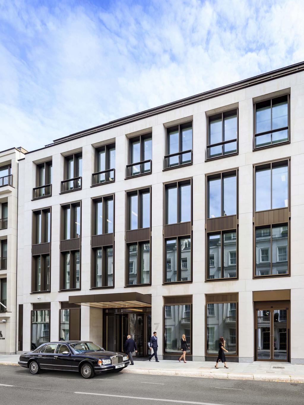 THE BUILDING British Land has worked with world-renowned architectural practice Squire & Partners to create 7 Clarges Street a building that blends the traditions of