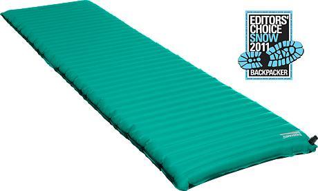 A self-inflating foam mattress (such as a Therm-a-Rest) is more comfortable than a closed foam mattress.