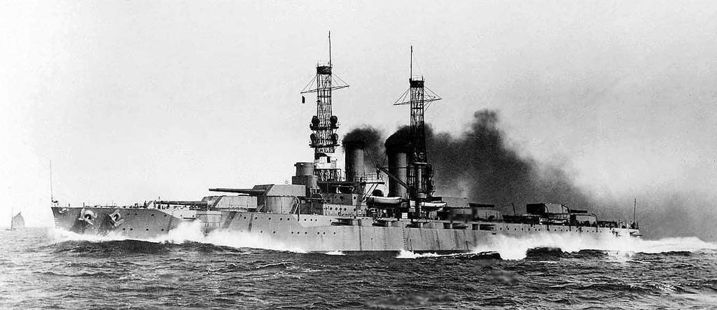 USS Wyoming was converted to a gunnery training ship (AG17) in 1932 and eventually scrapped post-war in 1948.