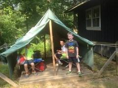 Your Home While at Camp Wall Tents: Most of our campers will stay in one of our canvas wall tents.