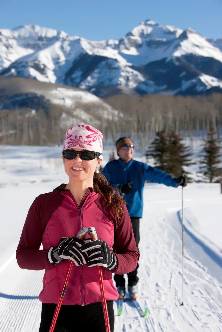 CROSS-COUNTRY SKIING Cross-country skiing offers a great chance to venture out on groomed wilderness trails.
