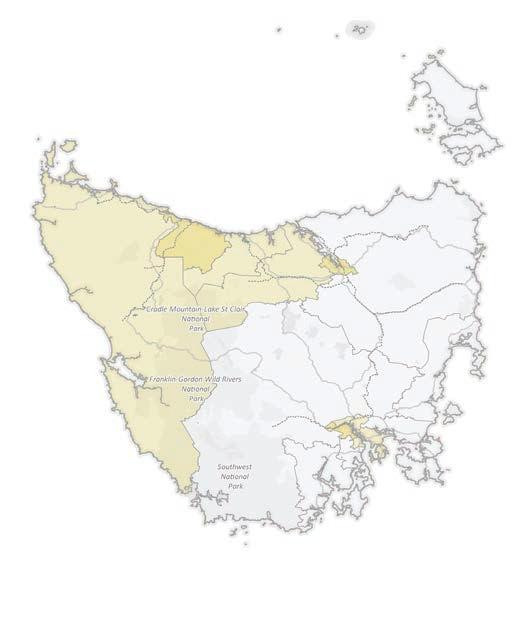 TASMANIA, THE NORTHERN TERRITORY AND ACT 5.
