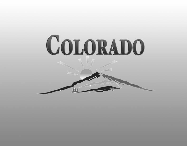 23 Driving excellence for 23 years 2004 Colorado Travel