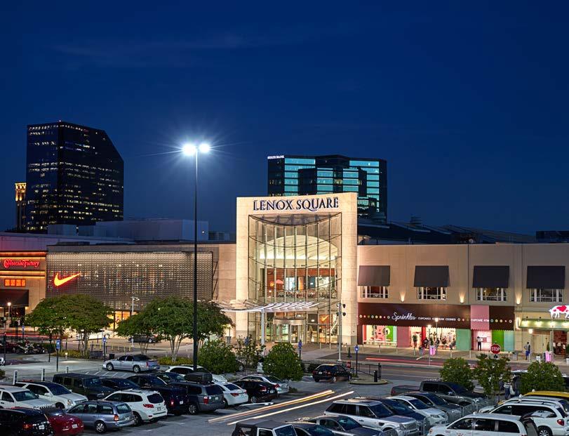 A LUXURY LANDMARK Lenox Square is an iconic shopping destination, and its luxury brands, upscale atmosphere, and amenities attract more than 22 million visitors annually.