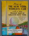 Lot # 284 - "AAA Transportation Map New York World's Fair" with a large Trylon and Perisphere on the cover. "Published by American Automobile Association Washington, D.C.